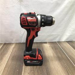 AS-IS Milwaukee M18 18V Lithium-Ion Cordless 1/2 in. Drill Driver Kit