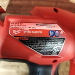HOUSTON LOCATION - AS-IS Milwaukee FUEL 18-Volt Lithium-Ion Brushless Cordless Gen II 18-Gauge Brad Nailer (Tool-Only)