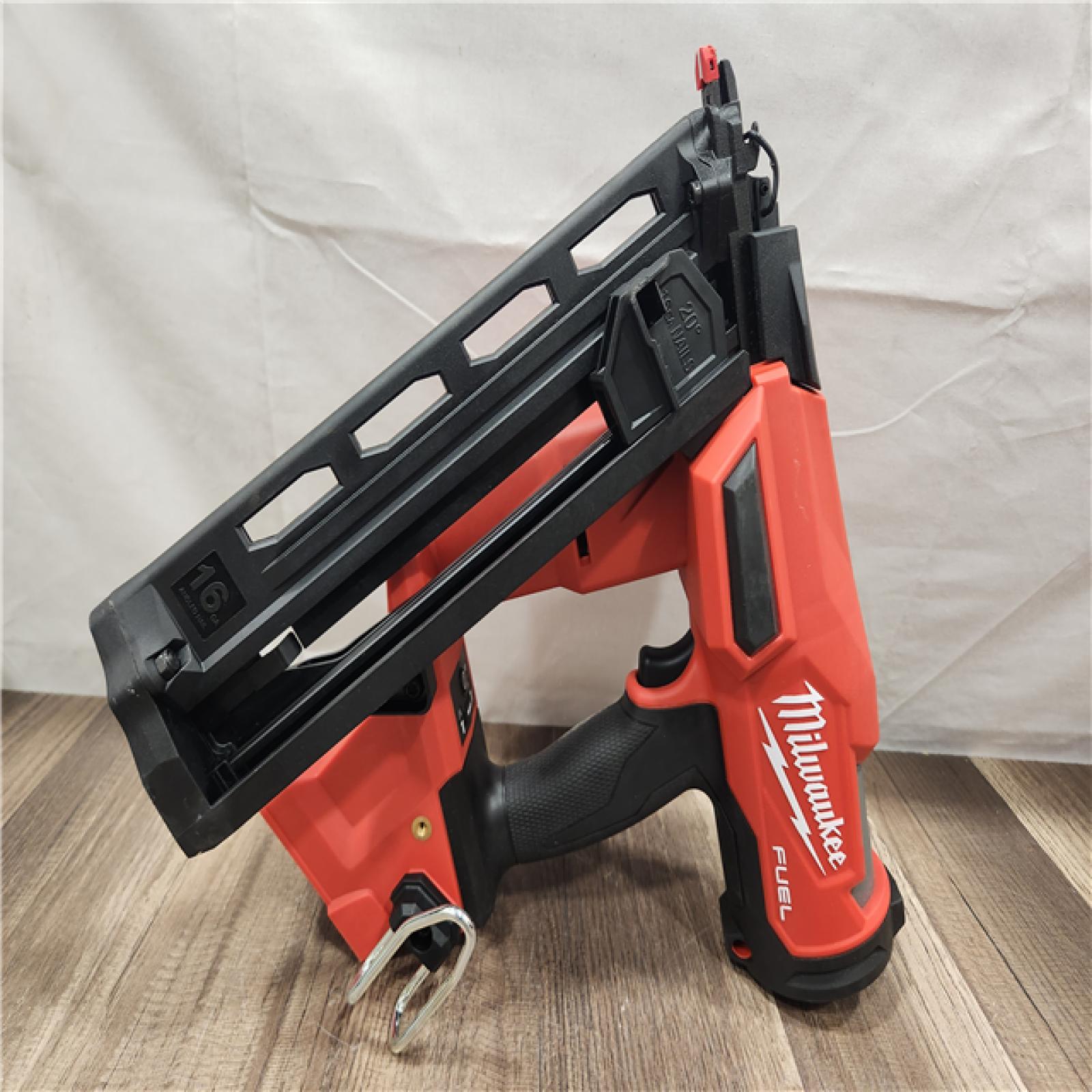 AS-IS- Milwaukee 18V Cordless Gen II 16 Gauge Angled Finish Nailer (Tool Only)