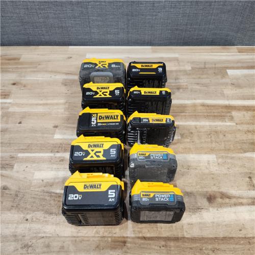 HOUSTON LOCATION - AS-IS DEWALT BATTERY PACK QTY - 10