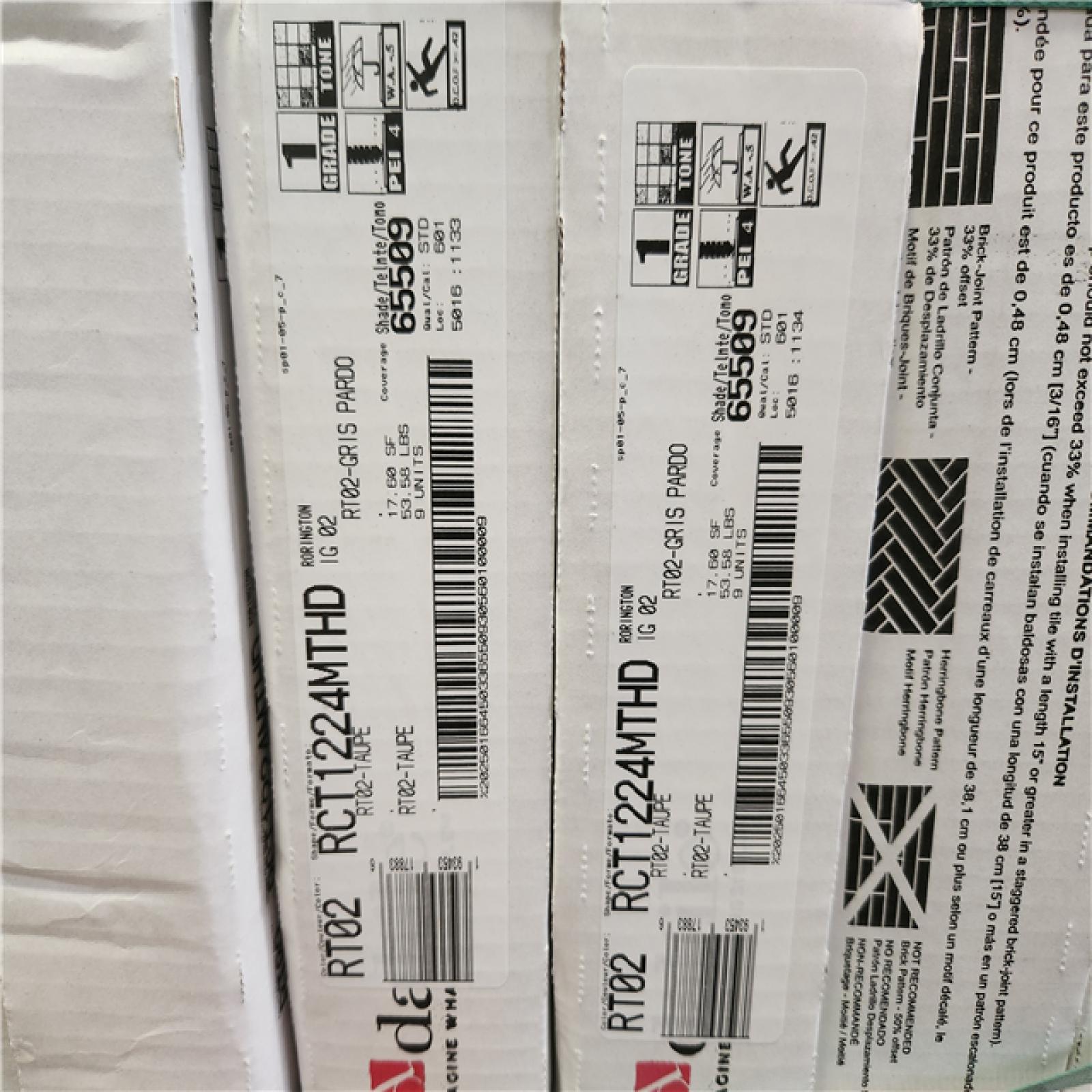 Phoenix Location Daltile Rorington Taupe 12 in. x 24 in. Glazed Porcelain Floor and Wall Tile (422 sq. ft. 24 case)