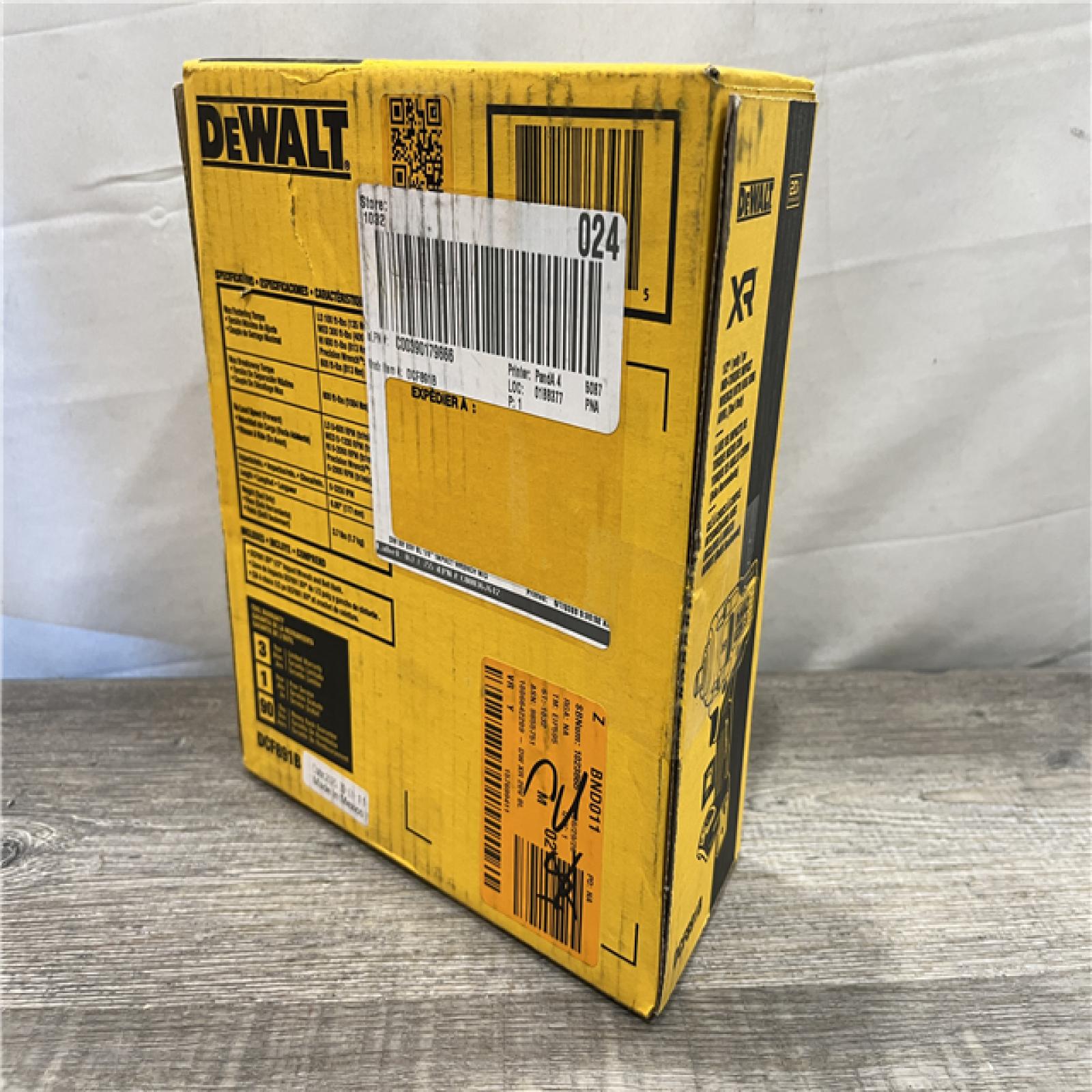 NEW - DEWALT 20V MAX XR Cordless 1/2 in. Impact Wrench (Tool Only)