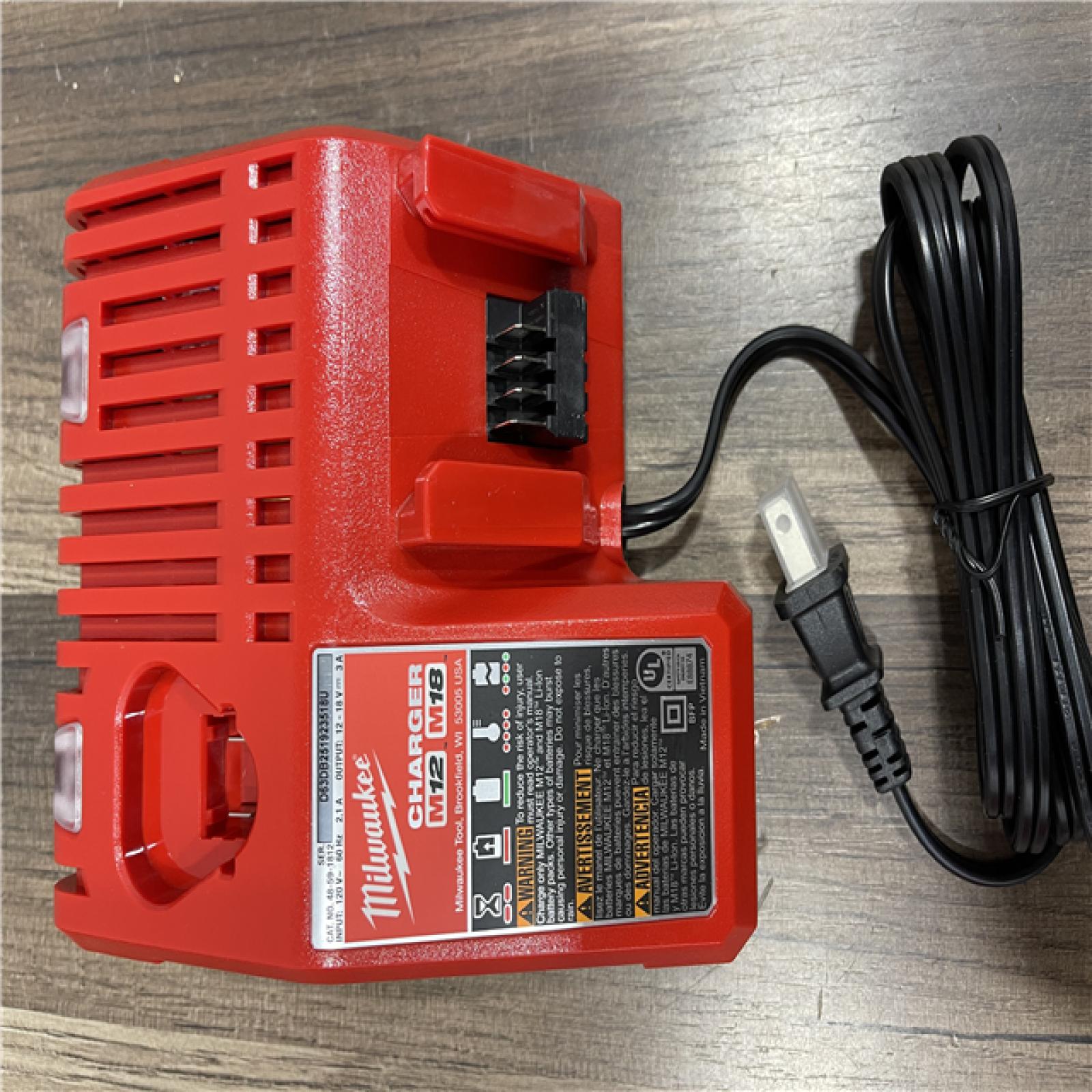 AS-IS Milwaukee 18-Volt Lithium-Ion High Output Starter Kit with Two 6.0 Ah Battery and Charger