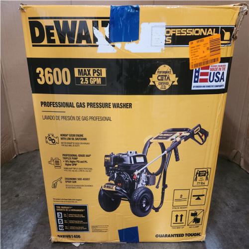 Phoenix NEW DEWALT 3600 PSI 2.5 GPM Gas Pressure Washer with Honda GX200 Engine  Heavy-Duty Commercial Cold Water Power Cleaner