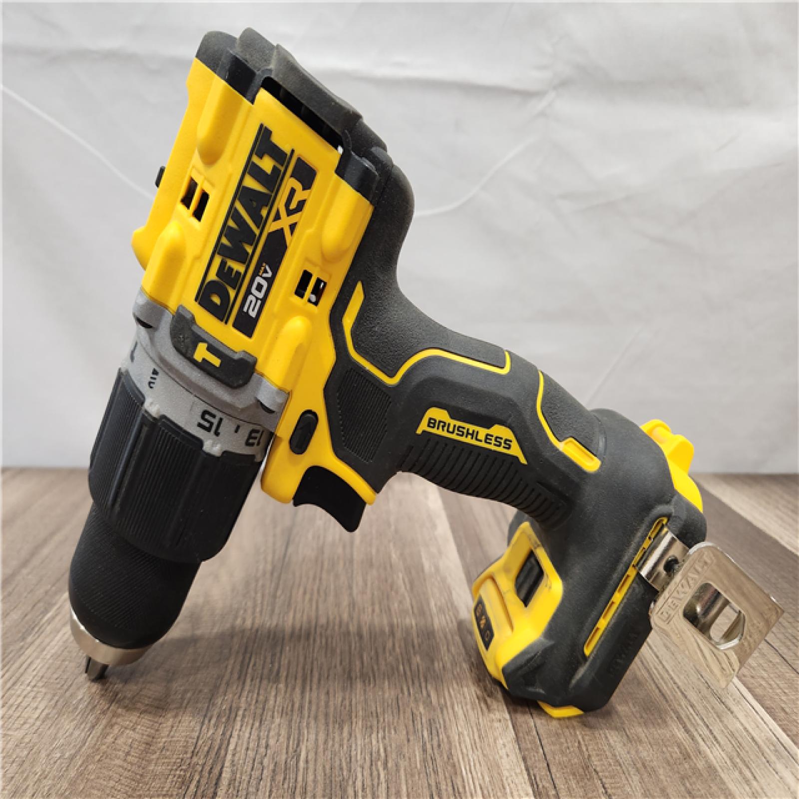 AS-IS- DEWALT 20V Compact Cordless 1/2 in. Hammer Drill (Tool-Only)