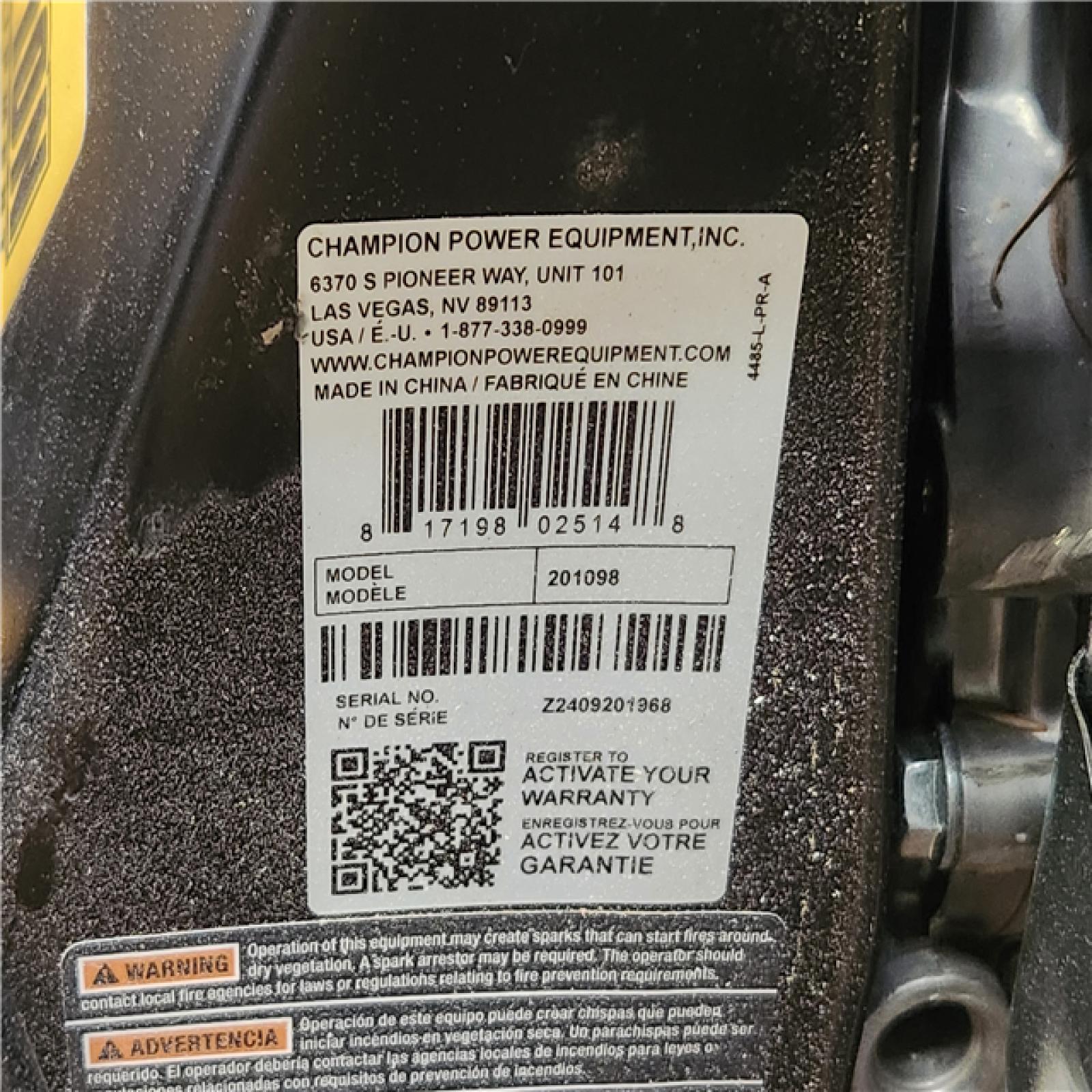Phoenix Champion Power Equipment 22 in. Counter Rotating Gas Rear Tine Tiller with Self-Propelled Agricultural Tires