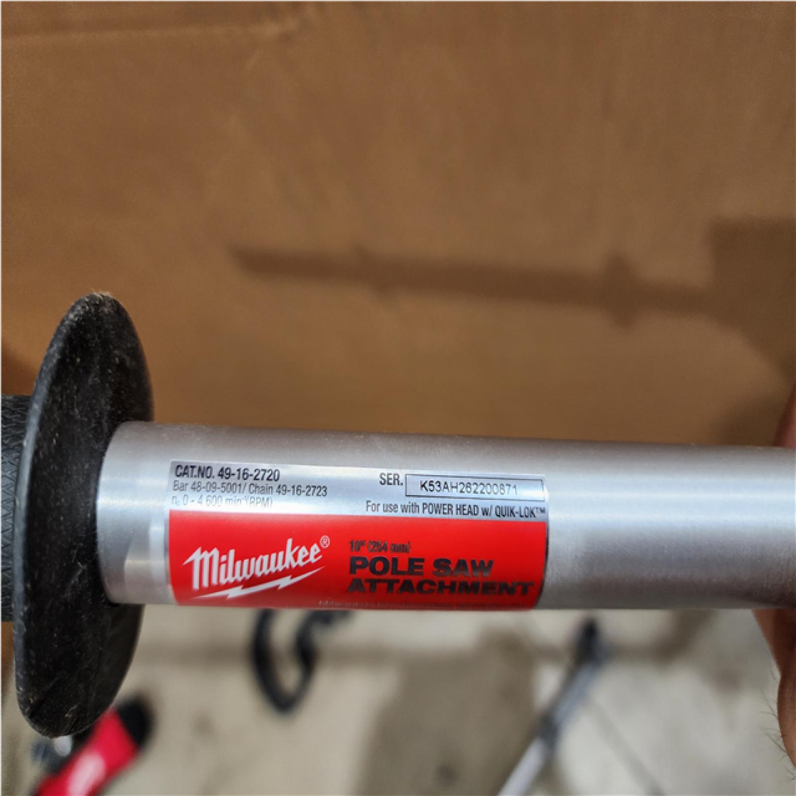 Houston Location AS-IS Milwaukee M18 FUEL Pole Saw with QUIK-LOK (Bare Tool) - 3016-20PS
