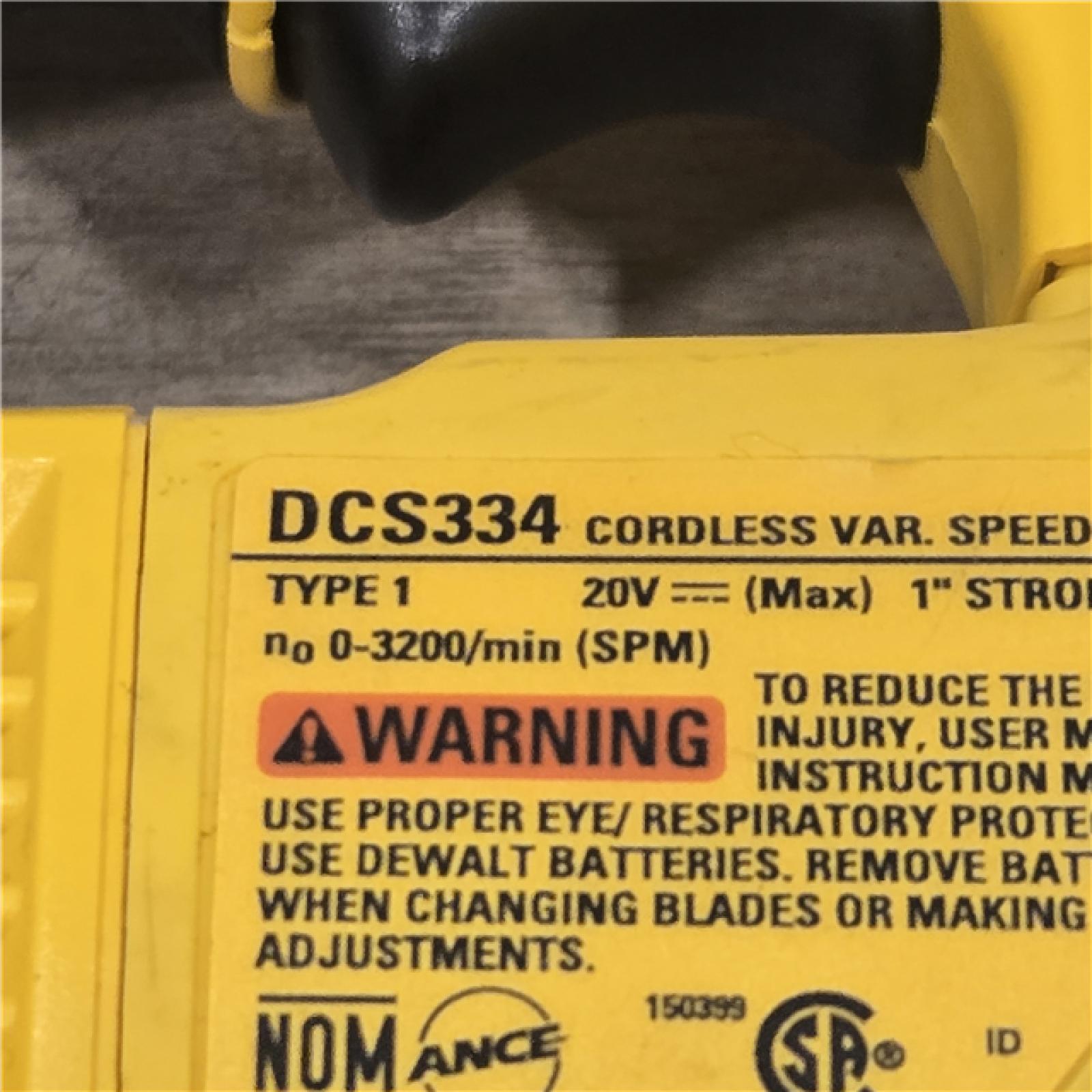 AS-IS DeWalt 20V MAX XR Cordless Jigsaw (Tool Only)