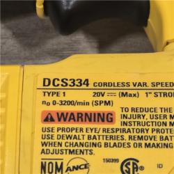 AS-IS DeWalt 20V MAX XR Cordless Jigsaw (Tool Only)