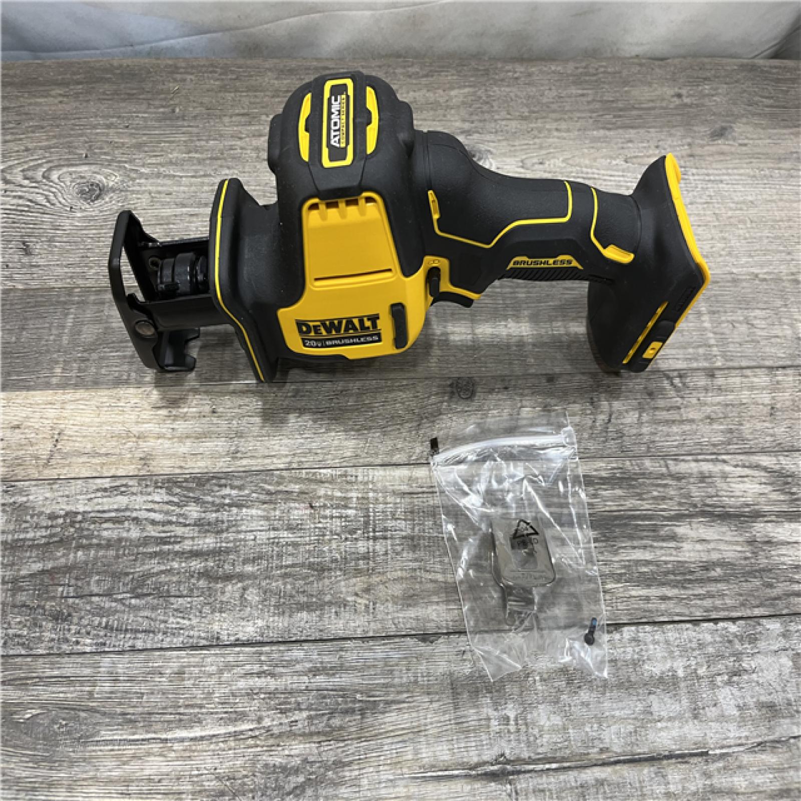 AS-IS DEWALT ATOMIC 20V MAX Cordless Brushless Compact Reciprocating Saw (Tool Only)