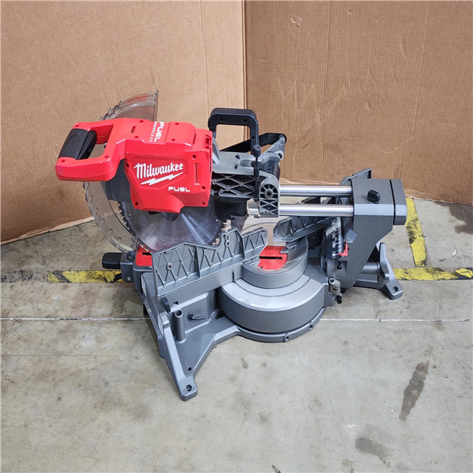 HOUSTON LOCATION - AS-IS M18 FUEL 18V Lithium-Ion Brushless Cordless 12 in. Dual Bevel Sliding Compound Miter Saw (Tool-Only)