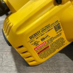 AS-IS DEWALT FLEXVOLT 60V MAX Cordless Brushless 7-1/4 in. Wormdrive Style Circular Saw (Tool Only)
