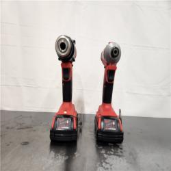 AS-IS- Milwaukee M18 18V Lithium-Ion Brushless Cordless Compact Drill/Impact Combo Kit