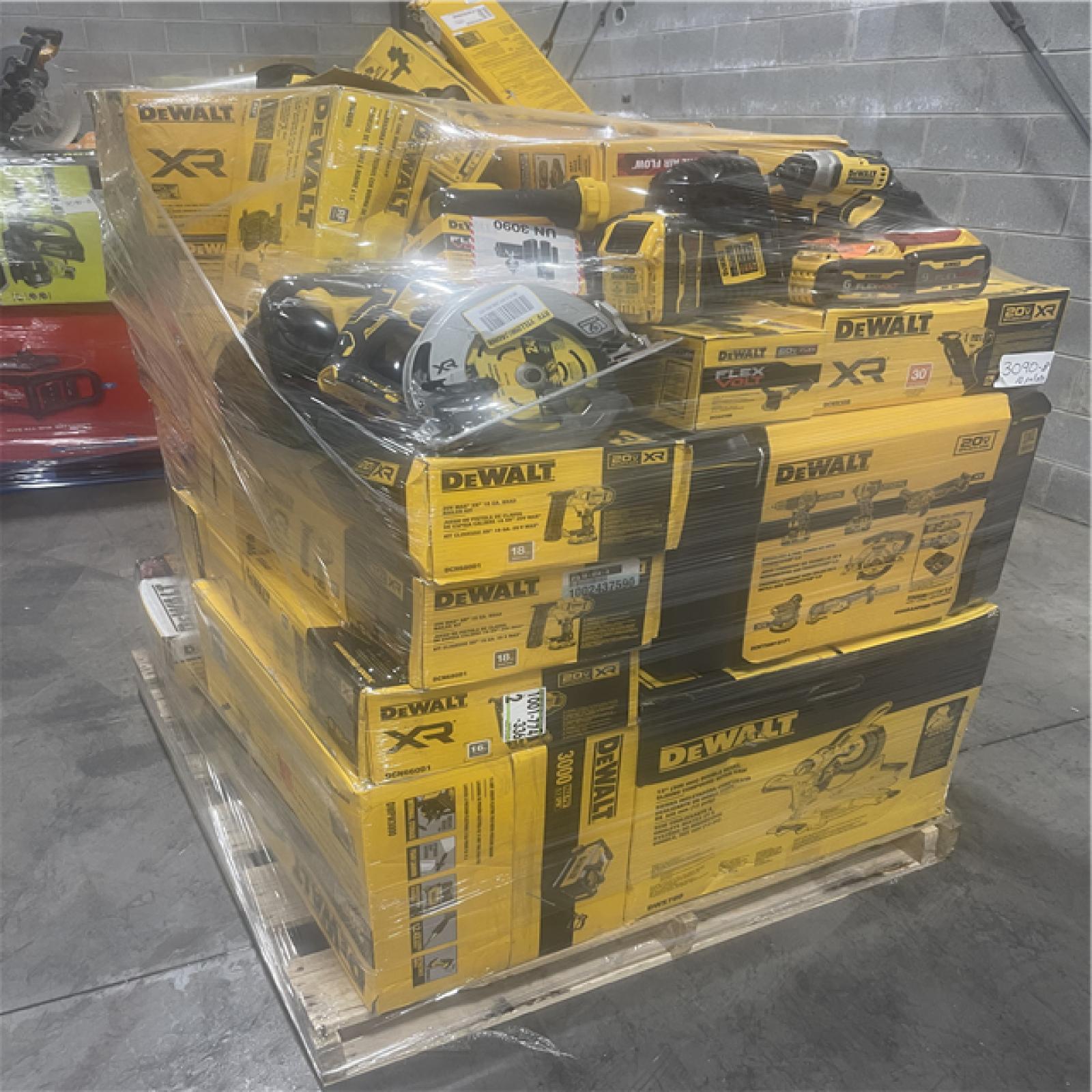 Pittston Location As-Is Power Tools Partial Truckload (10 pallets) 3090-B