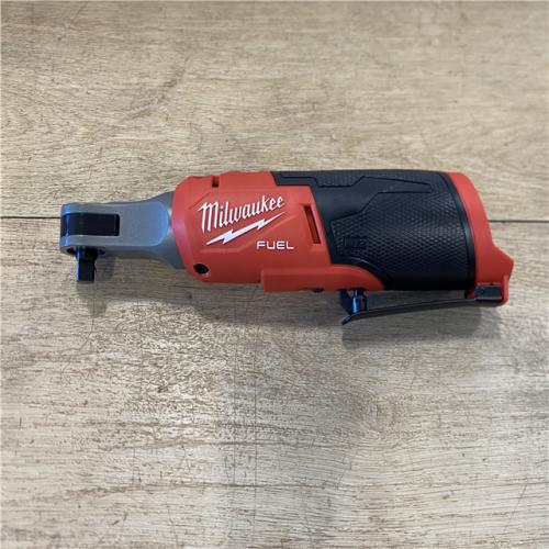 AS-IS Milwaukee FUEL 12-Volt Lithium-Ion Brushless Cordless High Speed 3/8 in. Ratchet (Tool-Only)