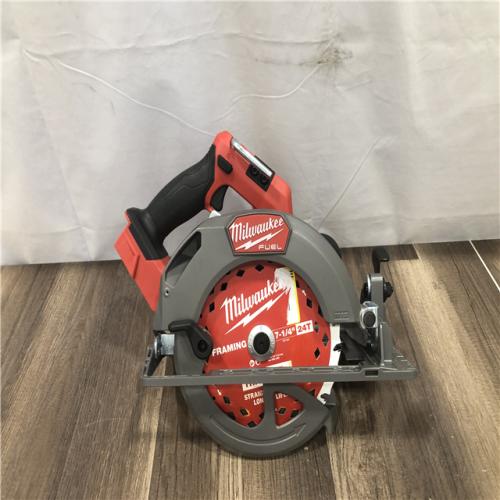 AS-IS Milwaukee FUEL 18V Lithium-Ion Brushless Cordless 7-1/4 in. Circular Saw (Tool-Only)