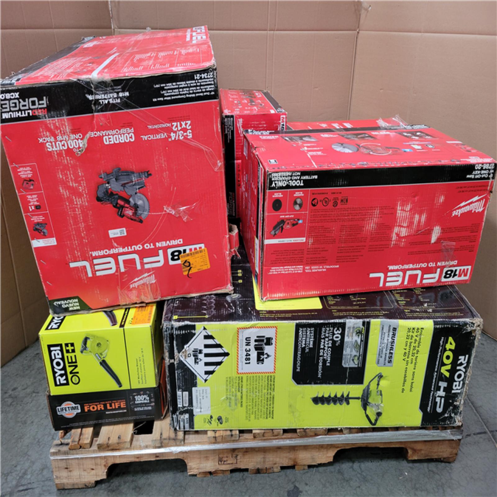 CALIFORNIA AS-IS TOOL PALLET