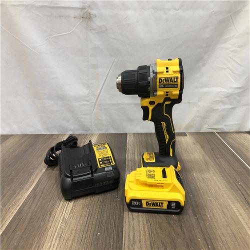 AS-IS DEWALT Atomic 20V Lithium-Ion Cordless Compact 1/2 in. Drill/Driver Kit