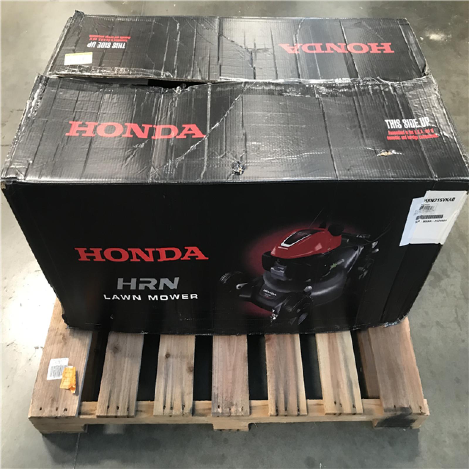 California AS-Is Honda Hrn Self-Propelled Variable Speed Lawn Mower W/ Auto Choke