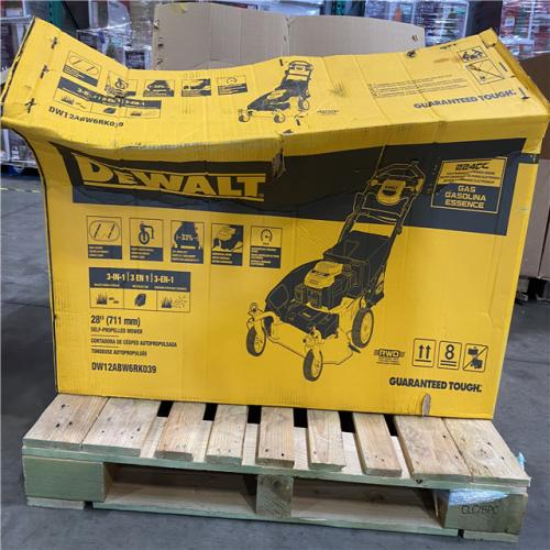 Dallas Location - As-Is DeWalt 28 inch self-propelled mower