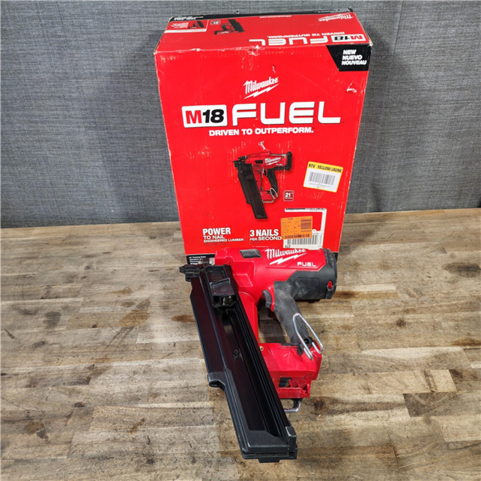 HOUSTON LOCATION - AS-IS Milwaukee 2744-20 M18 FUEL 3-1/2 in. 18V 21-Degree Lithium-Ion Brushless Cordless Framing Nailer (Tool-Only)