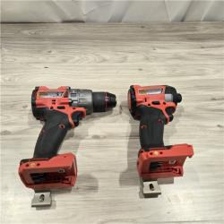 AS-IS MILWAUKEE FUEL 18V Cordless Hammer Drill and Impact Driver Combo Kit