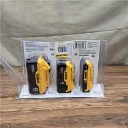 AS-IS DEWALT 20V MAX Battery Lithium Ion 3 Pack - DCB346-3