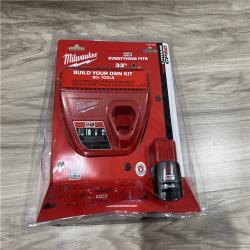 NEW MILWAUKEE M12 12-Volt Lithium-Ion Compact Battery Pack 2.0Ah and Charger Starter Kit