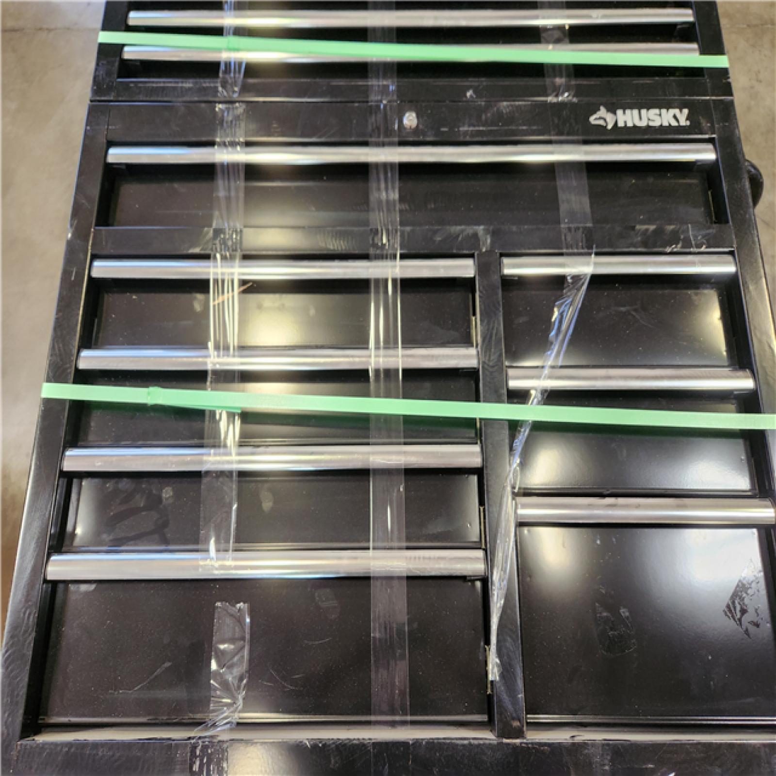 Phoenix AS-IS Husky Tool Storage 42 in. W x 18 in. D Standard Duty Black Tool Chest Combo