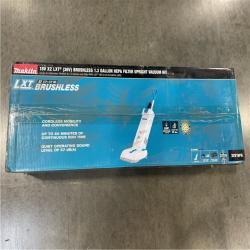 DALLAS LOCATION- AS-IS MAKITA 8V X2 LXT Lithium-Ion (36V) Brushless 1.3 Gal. HEPA Filter Upright Vacuum KIT