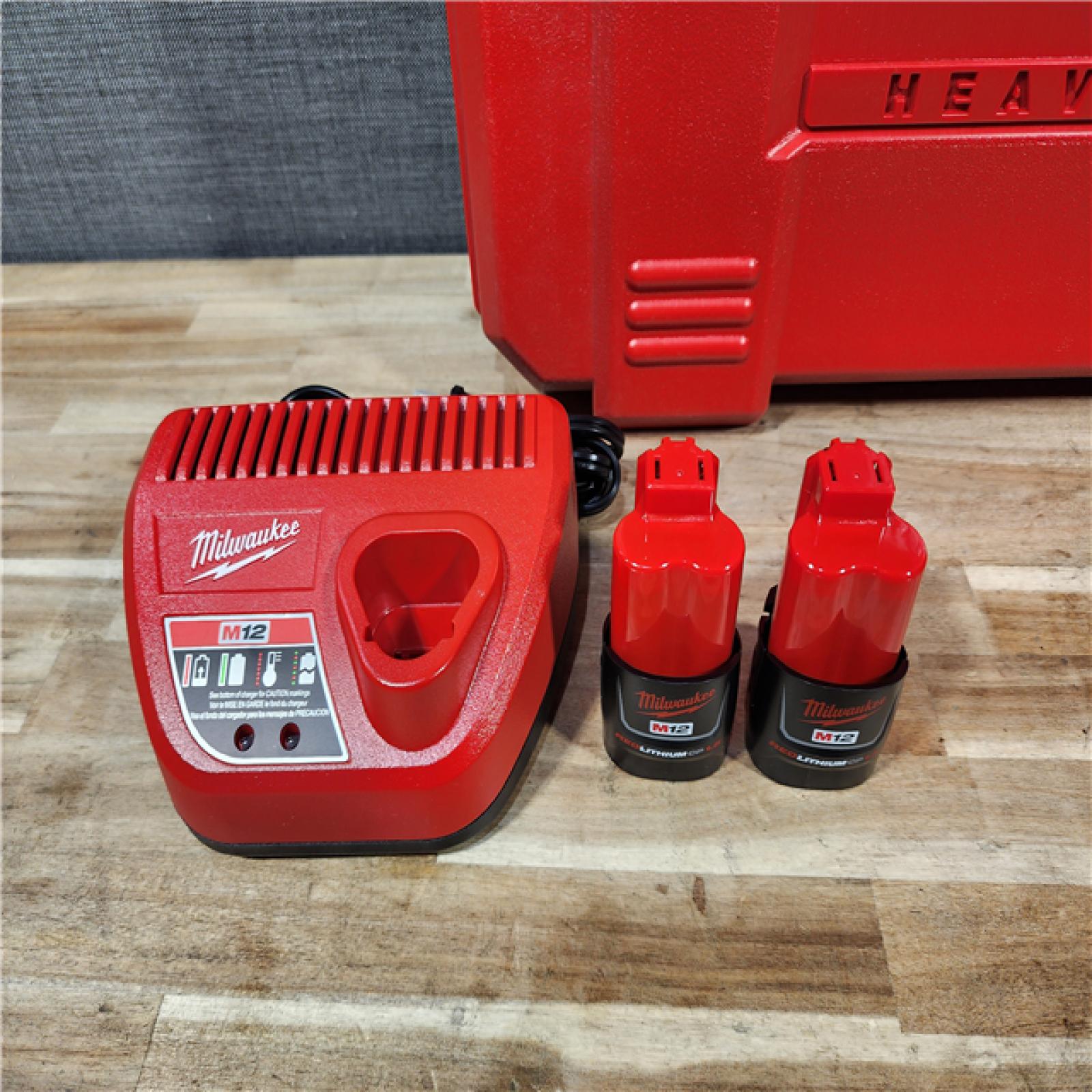 HOUSTON LOCATION - AS-IS (APPEARS LIKE NEW) M12 12-Volt Lithium-Ion Force Logic Cordless Press Tool Kit (3 Jaws Included) with Two 1.5 Ah Battery and Hard Case