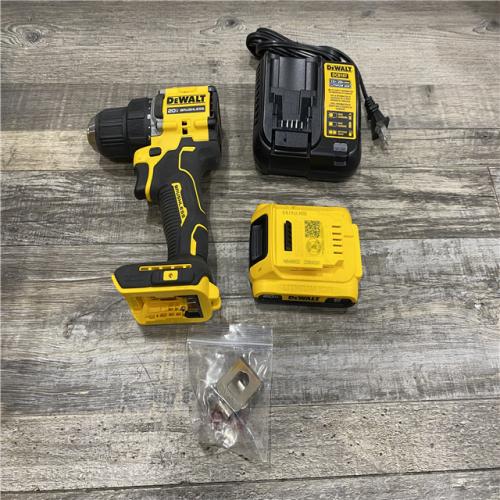 AS-IS DEWALT Atomic 20V Lithium-Ion Cordless Compact 1/2 in. Drill/Driver Kit