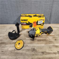HOUSTON LOCATION - AS-IS DEWALT 60V MAX Cordless Brushless 4.5 in. to 6 in. Small Angle Grinder with Kickback Brake (Tool Only)