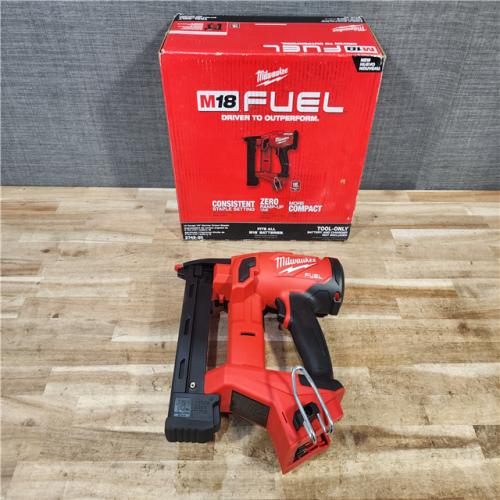 HOUSTON LOCATION - AS - IS Milwaukee FUEL 18-Volt Lithium-Ion Brushless Cordless 18-Gauge 1/4 in. Narrow Crown Stapler (Tool-Only)