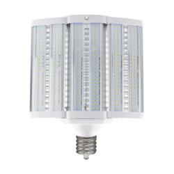 NEW! - Satco 110w LED Hi-lumen Shoe Box Style Lamp Fixture 5000K Mogul Base 100-277V