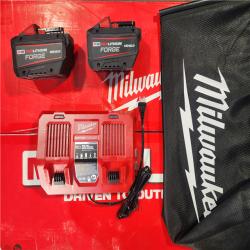 HOUSTON LOCATION - AS-IS (APPEARS LIKE NEW) M18 FUEL Brushless Cordless 21 in. Walk Behind Dual Battery Self-Propelled Mower W/(2) 12.0Ah Battery and Rapid Charger