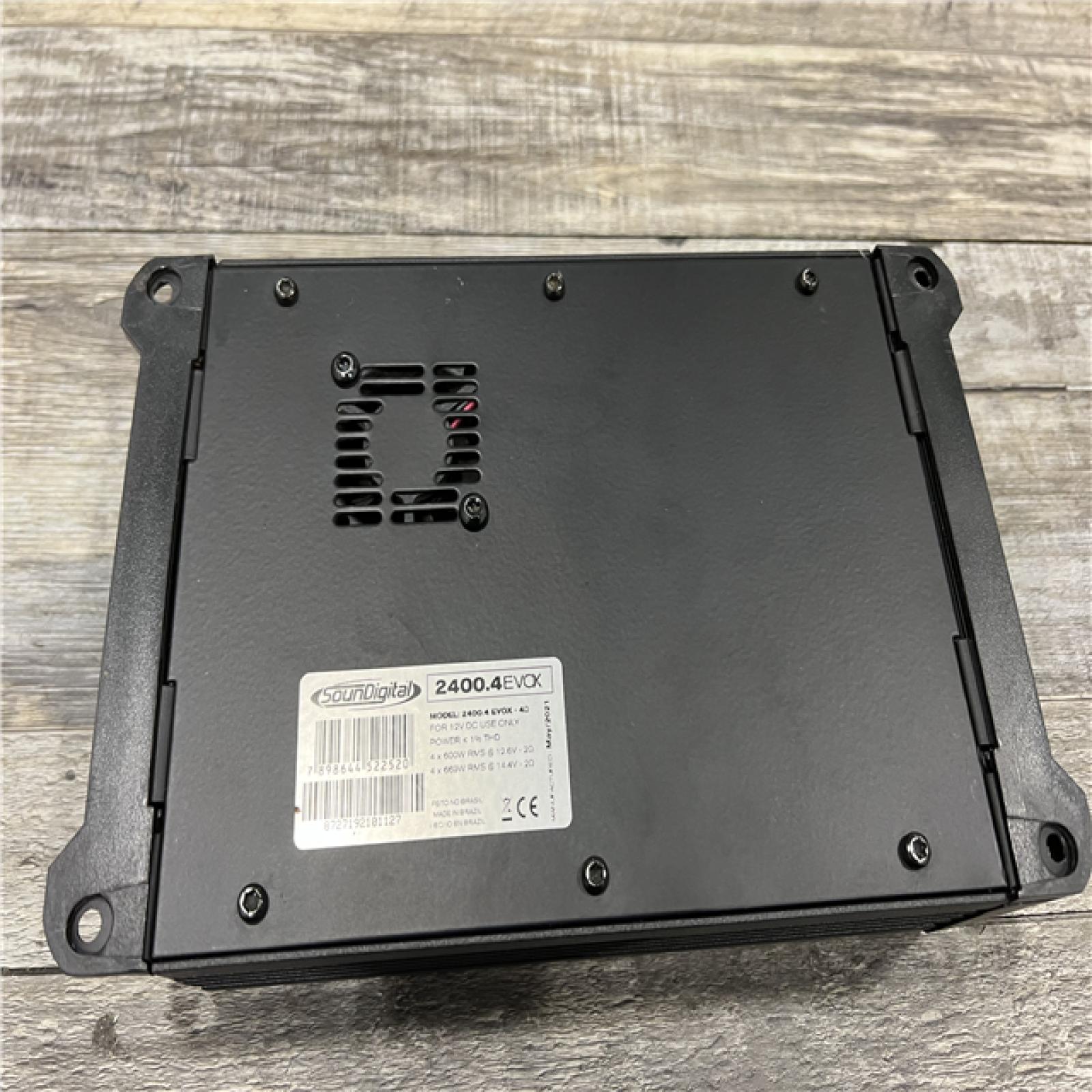 AS-IS SounDigital 2400.4 EVOX 4-channel 2 Ohm vehicle amplifier 1200W 24004EVOX