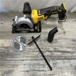 AS-IS DEWALT ATOMIC 20V MAX Cordless Brushless 4-1/2 in. Circular Saw (Tool Only)