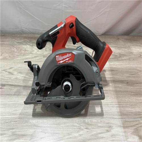 AS-IS Milwaukee FUEL 18V Lithium-Ion Brushless Cordless 6-1/2 in. Circular Saw (Tool-Only)