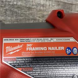AS-IS Milwaukee FUEL 3-1/2 in. 18-Volt 30-Degree Lithium-Ion Brushless Cordless Framing Nailer (Tool-Only)