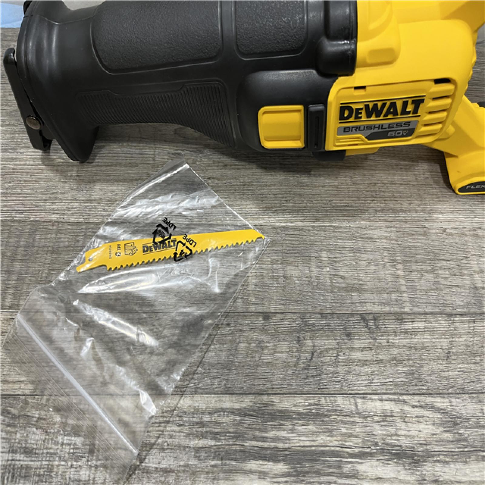 AS-IS DEWALT FLEXVOLT 60V MAX Cordless Brushless Reciprocating Saw (Tool Only)
