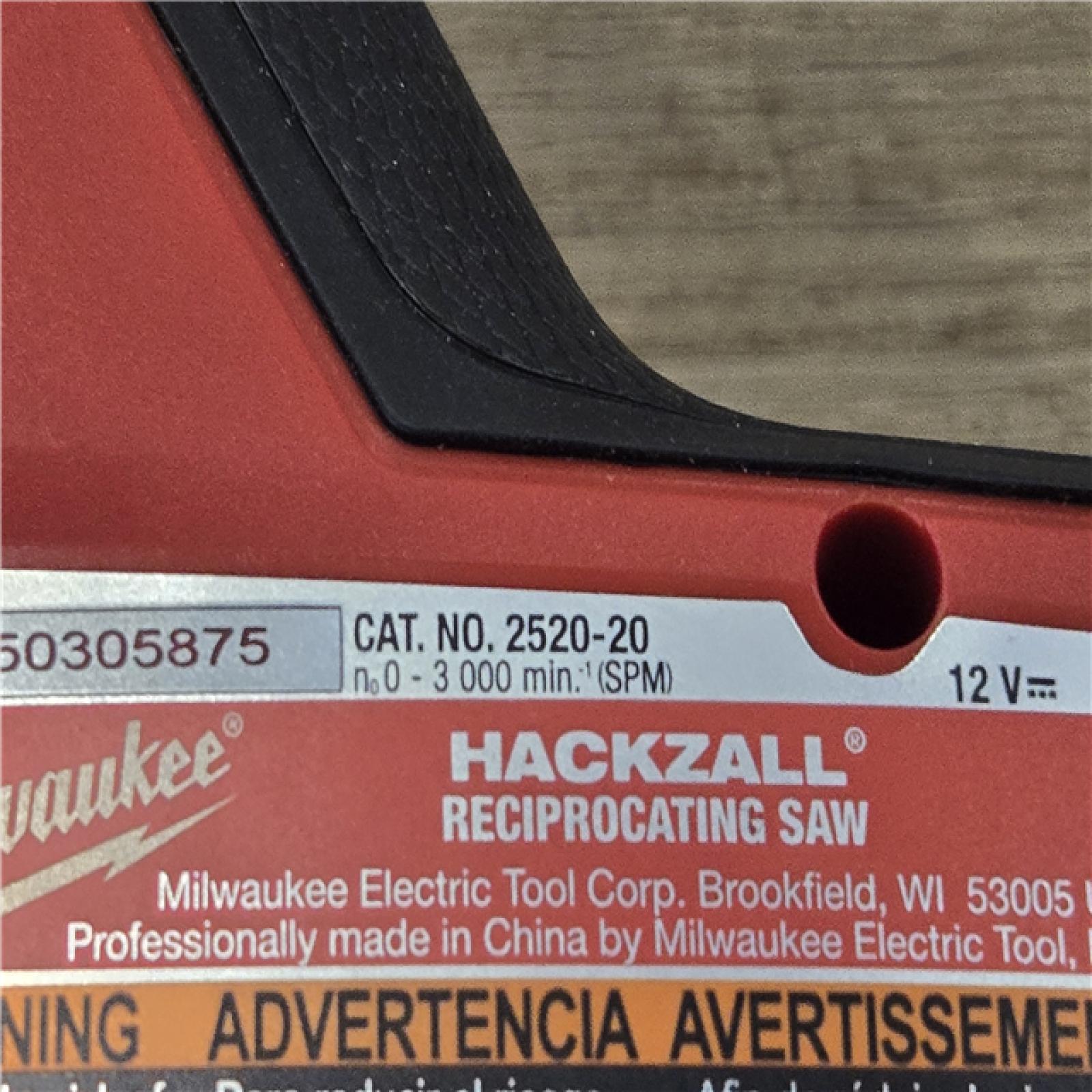AS-IS Milwaukee FUEL 12V Cordless HACKZALL Reciprocating Saw Kit