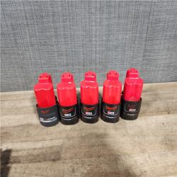 HOUSTON LOCATION - AS-IS MILWAUKEE BATTERY PACK QTY - 15