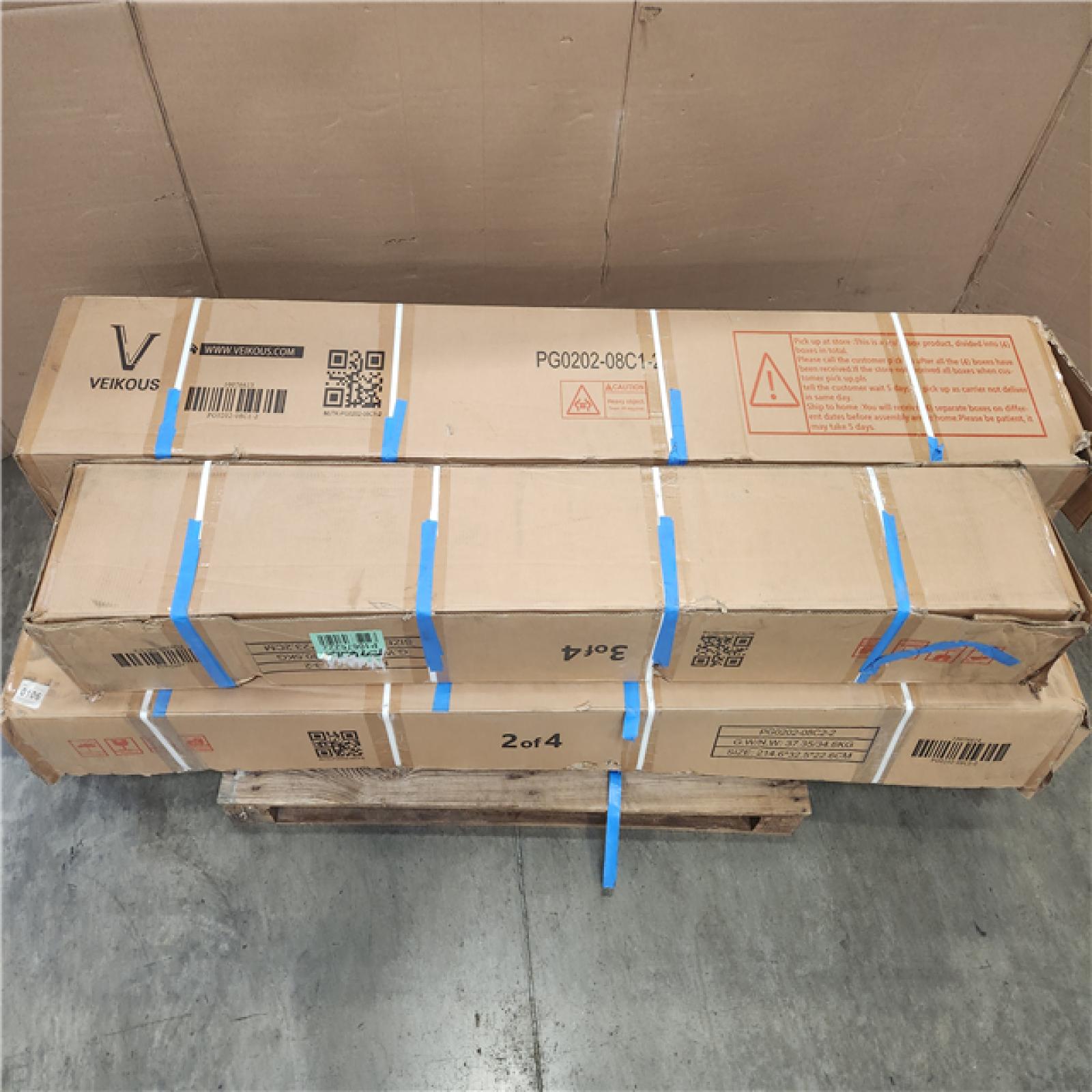 Phoenix NEW VEIKOUS 16 ft. W x 12 ft. D Cedar Wood Patio Pergola Shade Structure for Outdoor  Brown (SEALED)