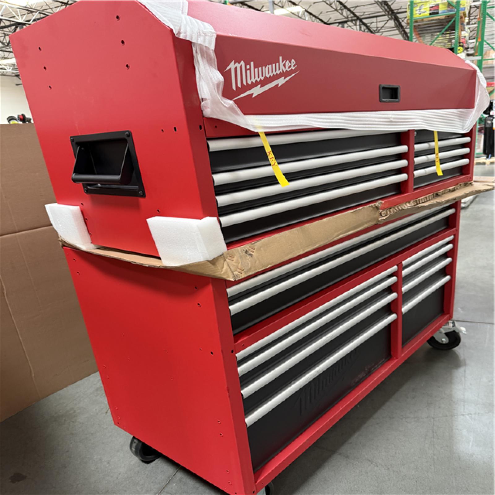 California AS-IS Milwaukee High Capacity Steel Storage Chest & Cabinet