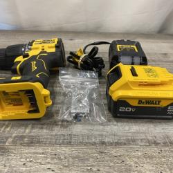 AS-IS DEWALT ATOMIC 20V Lithium-Ion Cordless 1/2 in. Hammer Drill Kit