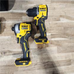 HOUSTON LOCATION - AS-IS DEWALT 2 TOOL COMBO KIT W/ (2) BATTERY & CHARGER