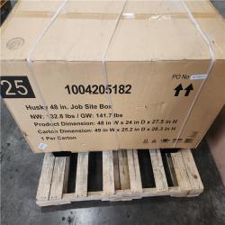 Phoenix NEW Husky Tool Storage 48 in. W Black Steel Job Site Toolbox (SEALED)