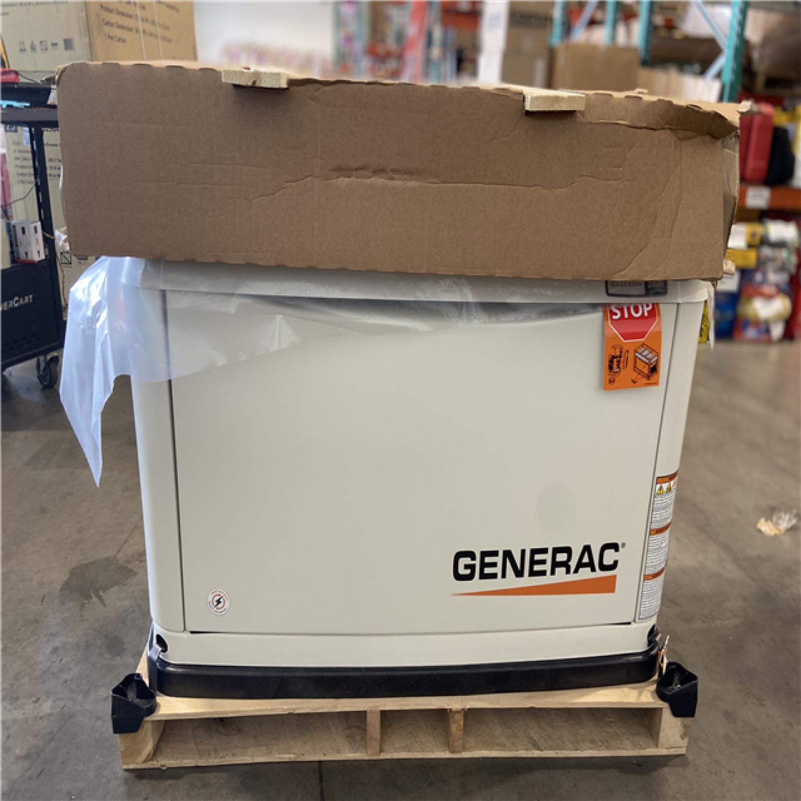 DALLAS LOCATION - Generac 24 000 Watt - Dual Fuel Air- Cooled Whole House Home Standby Generator