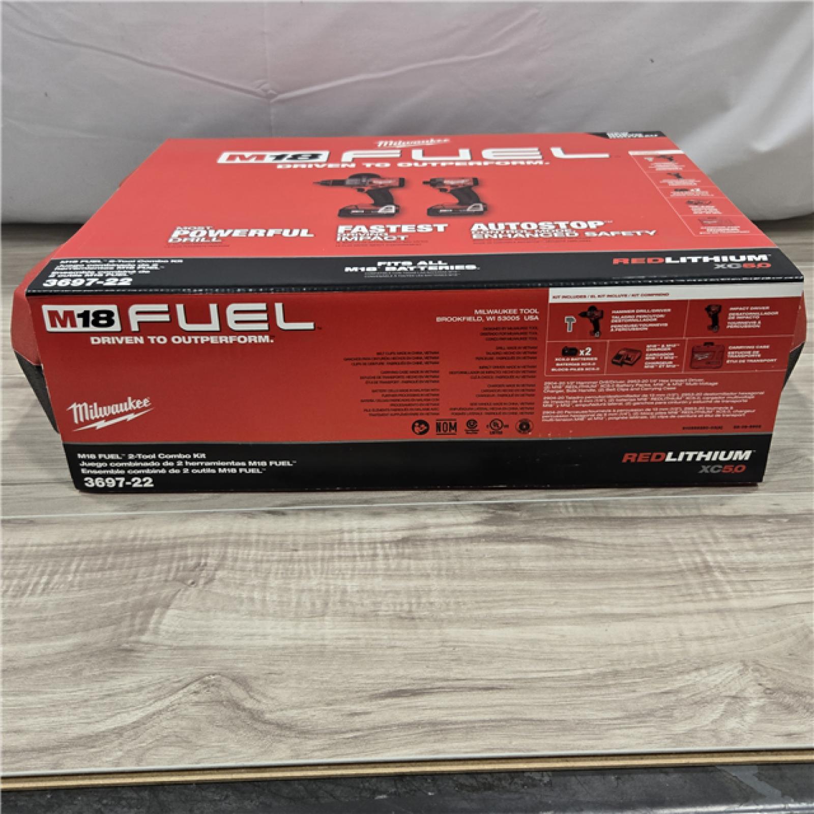 NEW! - MILWAUKEE FUEL 18V Cordless Hammer Drill and Impact Driver Combo Kit